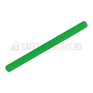 Bară de blocare verde pentru panouri electrice, 4 inchi