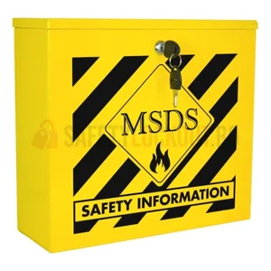 Cabinet MSDS / SDS cu deschidere superioară, oțel