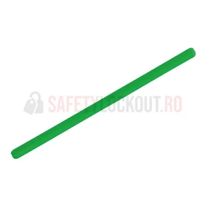 Bară de blocare verde pentru panouri electrice, 8 inchi