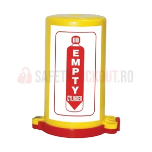 Dispozitiv de blocare pentru cilindru de gaz, capac roșu, LT-CLO-E