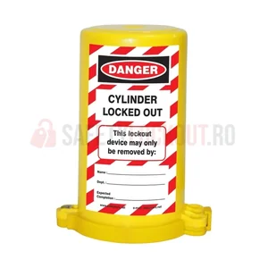 Dispozitiv de blocare pentru cilindru, capac galben