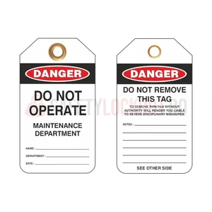 Etichete de blocare LOTO personalizate — Do Not Operate
