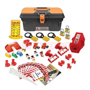 Kit LOTO electric cu dispozitive de blocare