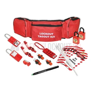 Kit LOTO electric în borsetă de talie cu fermoar