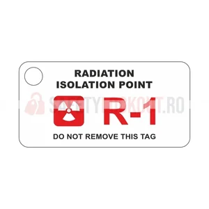 Etichetă LockPoint identificare sursă de energie – Izolare radiații