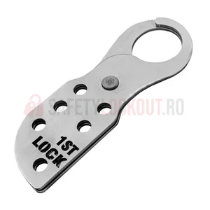 Hasp LOTO din oțel inoxidabil cu funcție First Lock, 25 mm