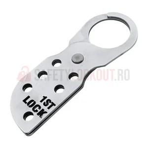 Hasp LOTO din oțel inoxidabil First Lock, fălci 38 mm