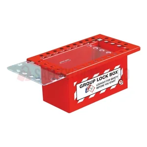 Cutie LOTO de Grup cu Capac Transparent - 26 Lacăte