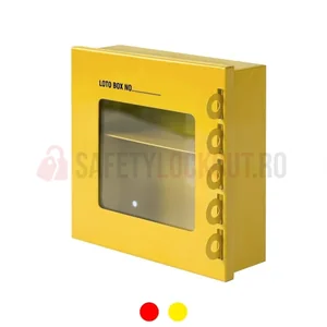 Cutie LOTO de Grup Mini - 5 Puncte de Blocare