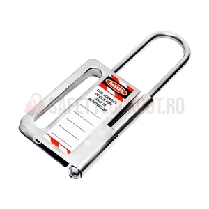 Hasp LOTO heavy-duty din oțel inoxidabil, 1 x 3 inchi, 6 lacăte