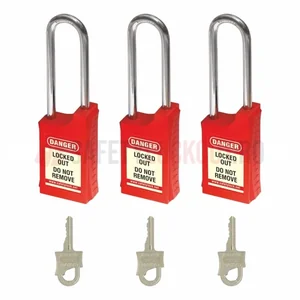 Lacăt LOTO ergonomic cu bridă din oțel 85 mm