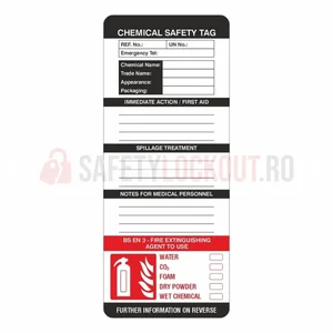 Etichete de siguranță chimică pentru suportul mare de etichete