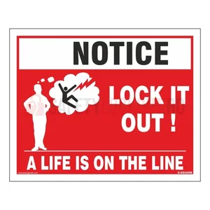 Indicator de siguranță LOTO — Lock it Out