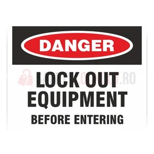 Indicator de siguranță LOTO — Lock out Equipment before Entering