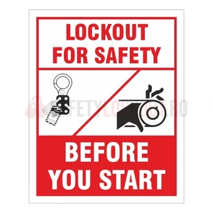 Indicator de siguranță LOTO — Lockout Before You Start