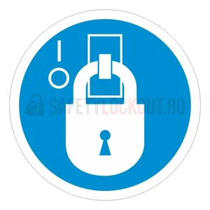 Indicatoare de siguranță LOTO – Izolare energie închisă