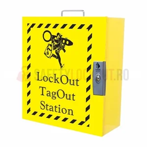 Stație Lockout Tagout standard, 406 x 356 x 152 mm