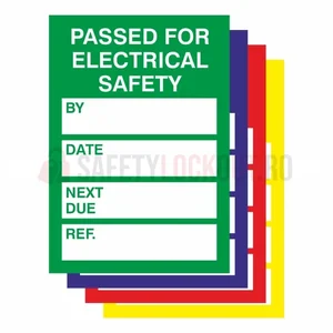 Etichete de siguranță electrică pentru mini suport etichete