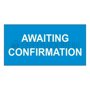 Indicator LOTO magnetic — În așteptarea confirmării