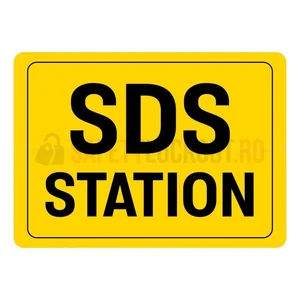 Indicator de perete pentru stație MSDS / SDS, galben