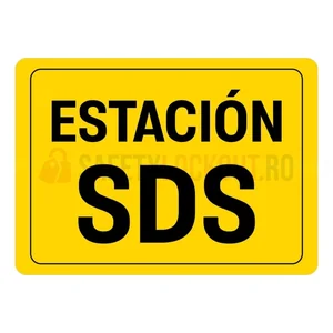 Indicator de perete MSDS / SDS, galben