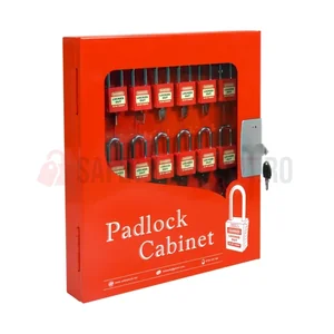 Dulap cu geam transparent pentru 21 lacăte LOTO
