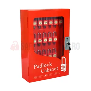 Dulap pentru lacăte cu geam transparent, 50 de poziții