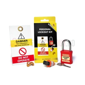 Kit LOTO electric personal cu cutie de stocare