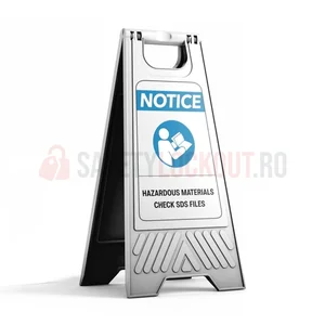 Panou de podea portabil — Notice Hazardous Materials Check SDS Files