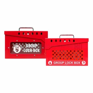 Cutie LOTO de Grup Smart cu Spate Perforat