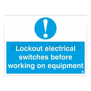 Etichetă de siguranță LOTO — Blocare comutatoare electrice