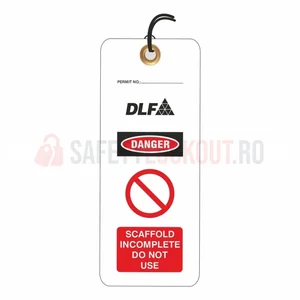 Etichete economice pentru schele, PVC 0,7 mm, set 100 buc.