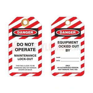 Etichete de blocare LOTO — Do Not Operate / Mentenanță