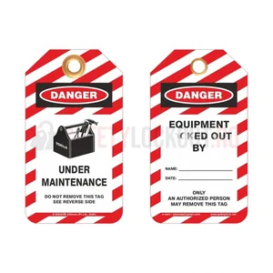 Etichete de blocare LOTO „Under Maintenance”