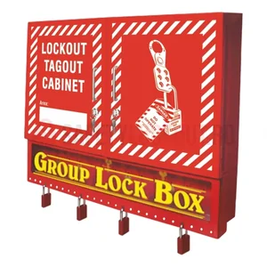 Stație de Depozitare LOTO cu Cutie de Grup - Mare