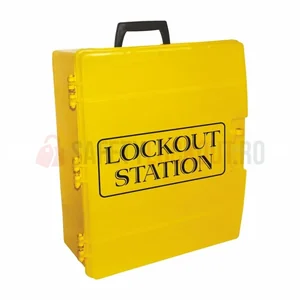 Stație Portabilă Lockout Tagout Galbenă, 438 x 400 x 171 mm