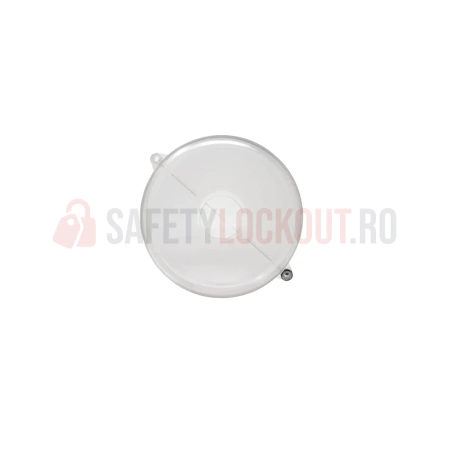 Dispozitiv de Blocare Transparent pentru Valvă Industrială, ø 25–63.5 mm (1″–2.5″) — Dispozitive de blocare din ABS/PP transparent pentru valve poartă | Safety Lockout