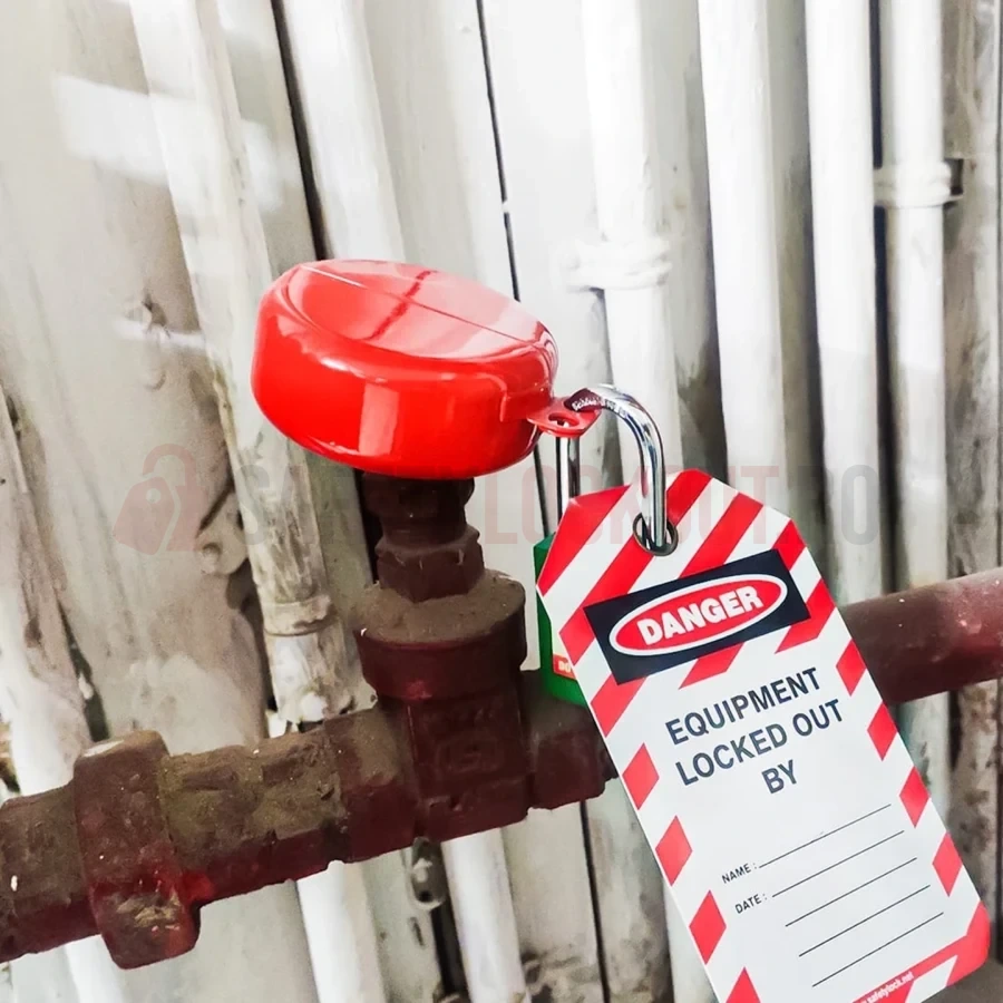 Dispozitiv Metalic de Blocare Valvă Industrială, ø 25–63.5 mm (1″–2.5″) — Dispozitive de blocare pentru valve poartă | Safety Lockout