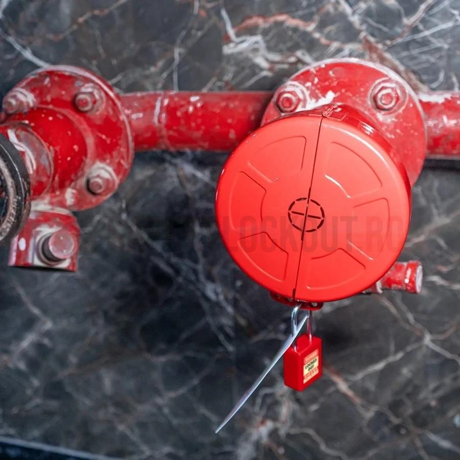 Dispozitiv Metalic de Blocare Valvă Industrială, ø 63.5–127 mm (2.5″–5″) — Dispozitive de blocare pentru valve poartă | Safety Lockout