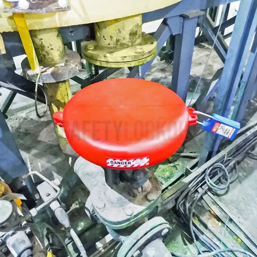 Dispozitiv de Blocare Valvă Industrială, ø 127–165 mm (5″–6.5″) — Dispozitive de blocare pentru valve poartă | Safety Lockout