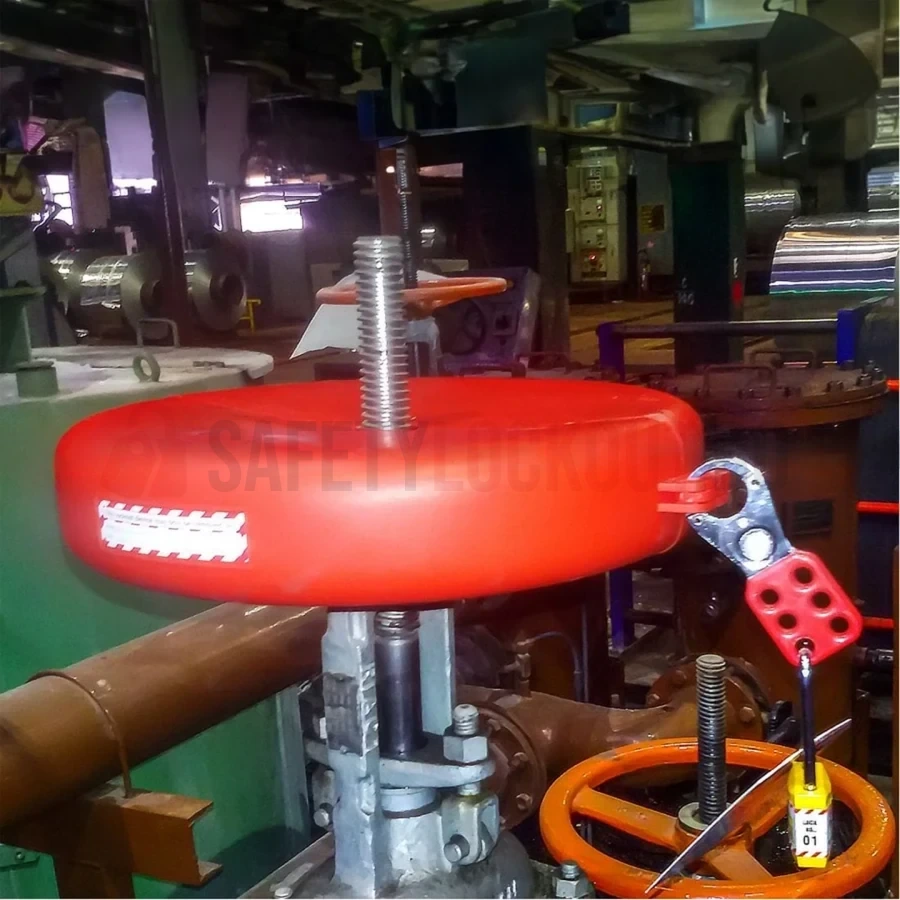 Dispozitiv de Blocare Valvă Industrială, ø 165–254 mm (6.5″–10″) — Dispozitive de blocare pentru valve poartă | Safety Lockout