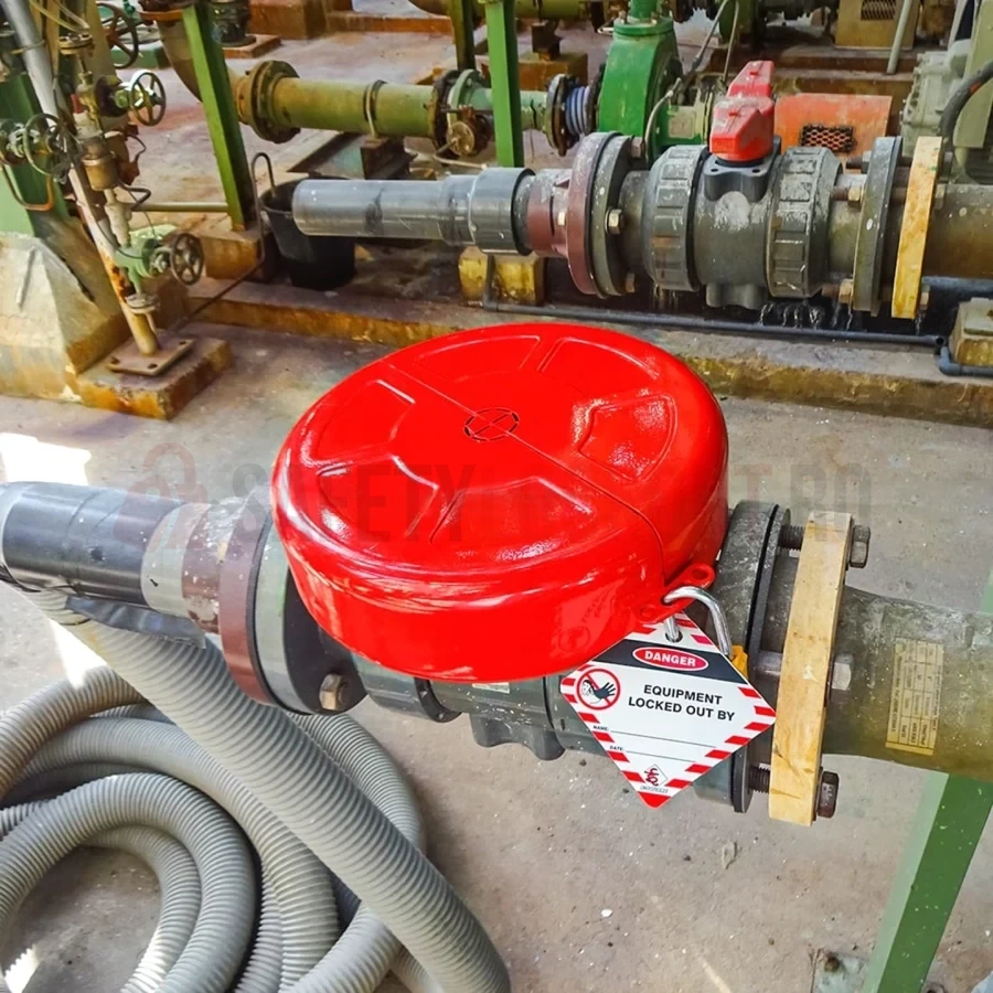 Dispozitiv Metalic de Blocare Valvă Industrială, ø 254–355 mm (10″–13″) — Dispozitive de blocare pentru valve poartă | Safety Lockout