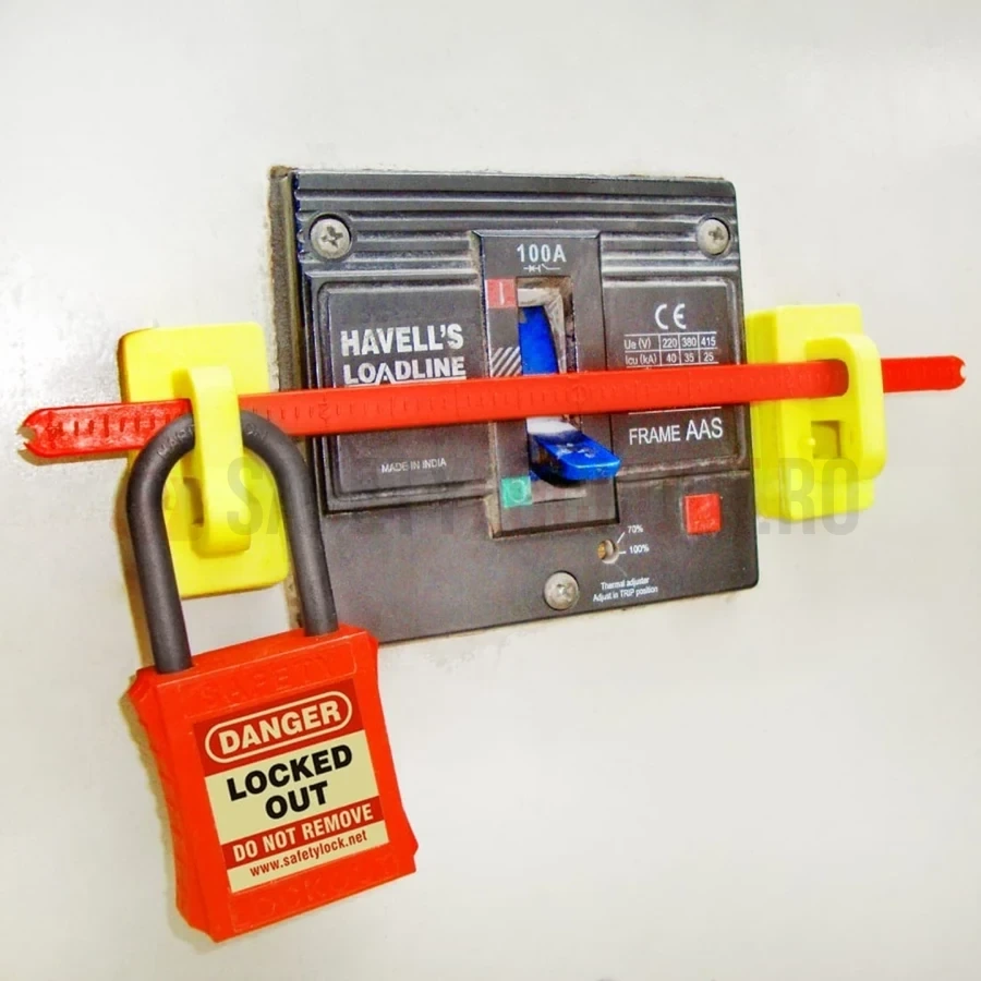 Dispozitiv de blocare cu bară de blocare și bază groasă, 2B — Dispozitiv de blocare cu bară de blocare | Safety Lockout