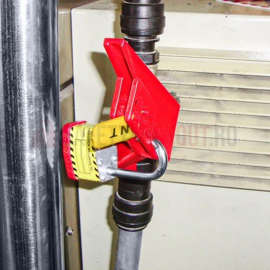 Dispozitiv de Blocare Robinet cu Bilă Mic, PVC (2 Piese) — Dispozitive de blocare pentru valvă cu bilă | Safety Lockout