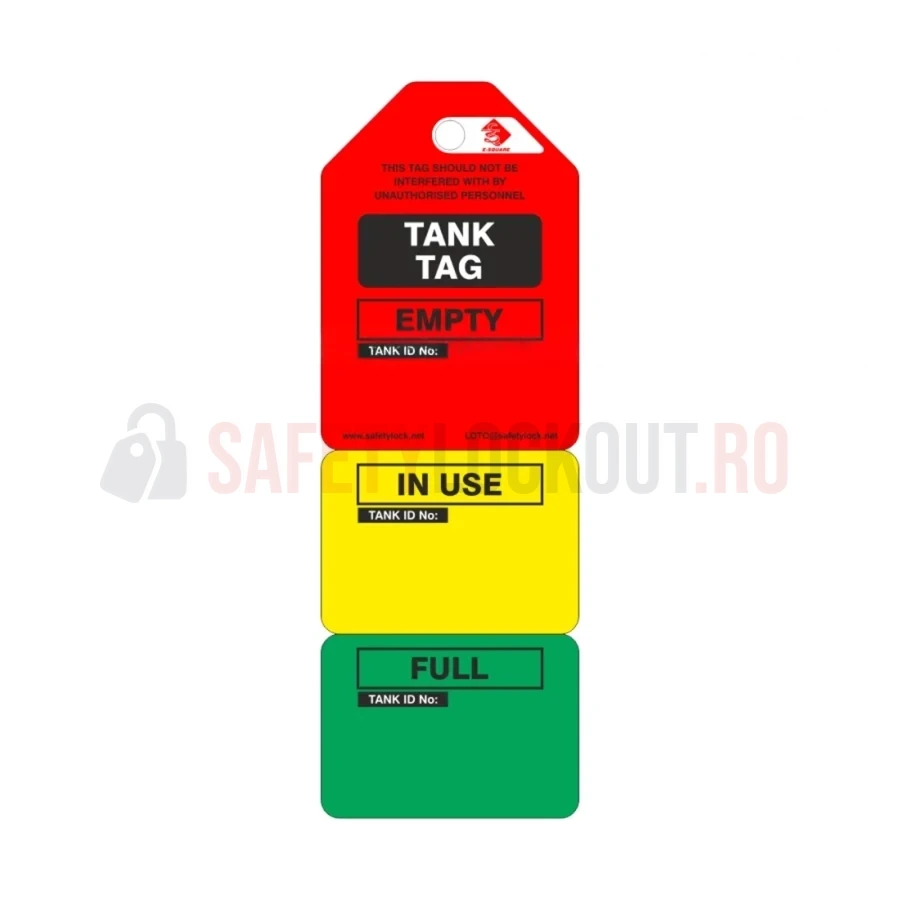 Etichetă perforată în 3 etape pentru rezervoare – Uz general — Etichete perforate în 3 etape | Safety Lockout