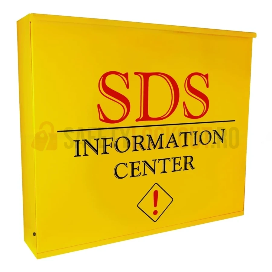 Cabinet MSDS pentru fișe tehnice de securitate, oțel, LT-5601-M — Cabinete pentru comunicarea pericolelor și fișe tehnice de securitate (MSDS) | Safety Lockout