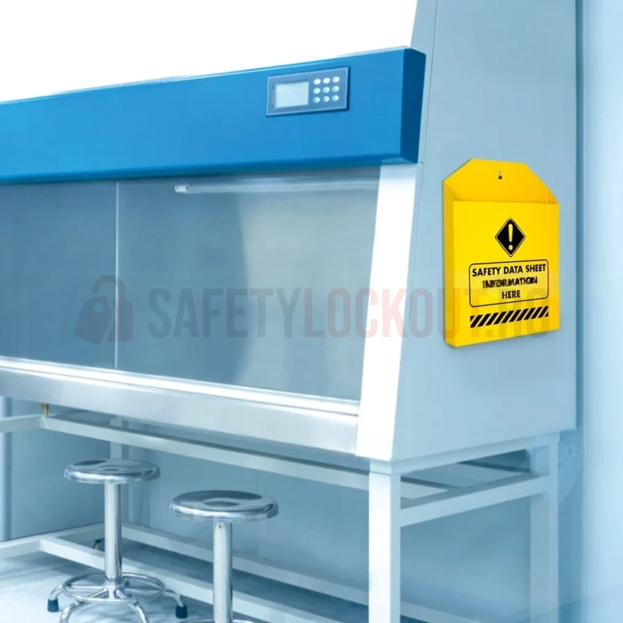 Cabinet MSDS / SDS pentru fișe de securitate, Seria 56 - 04 — Cabinete pentru comunicarea pericolelor și fișe tehnice de securitate (MSDS) | Safety Lockout