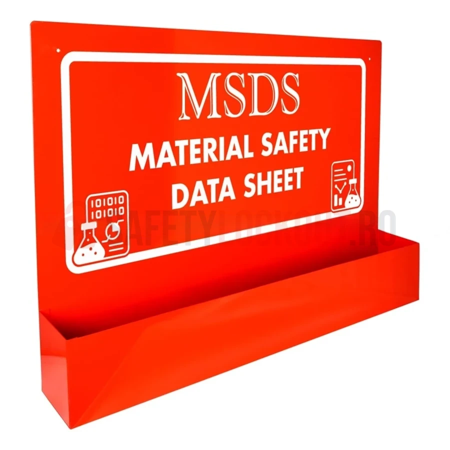 Cabinet MSDS / SDS pentru fișe de securitate, seria 56-06 — Cabinete pentru comunicarea pericolelor și fișe tehnice de securitate (MSDS) | Safety Lockout