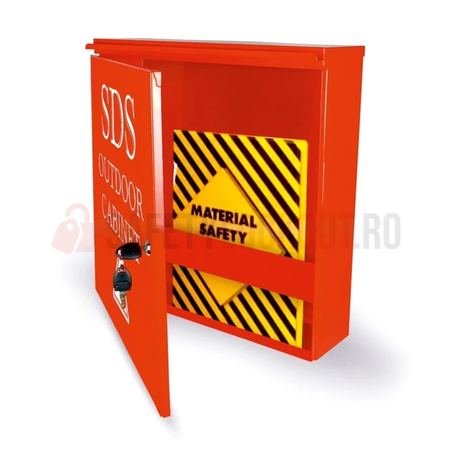Cabinet MSDS / SDS pentru fișe tehnice de securitate, seria 56-08 — Cabinete pentru comunicarea pericolelor și fișe tehnice de securitate (MSDS) | Safety Lockout