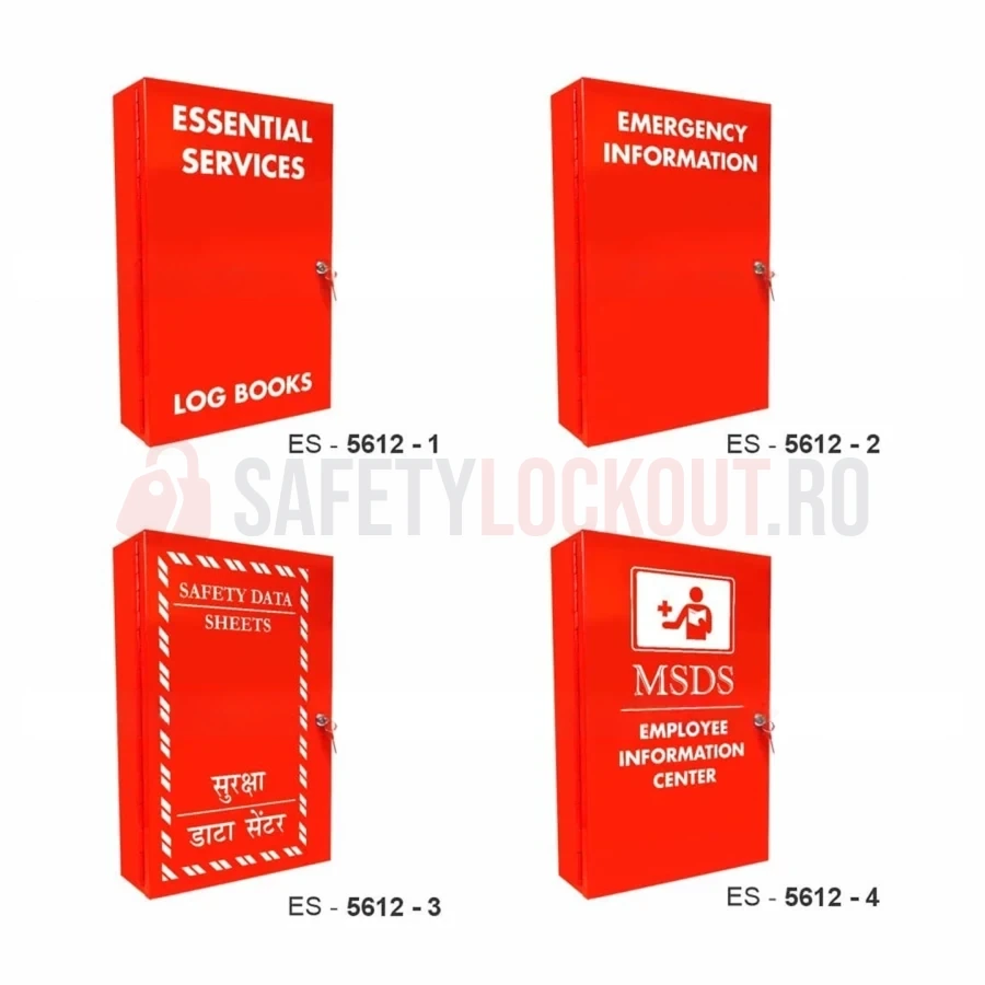 Dulap MSDS / SDS pentru fișe de securitate, seria 56-12 — Cabinete pentru comunicarea pericolelor și fișe tehnice de securitate (MSDS) | Safety Lockout